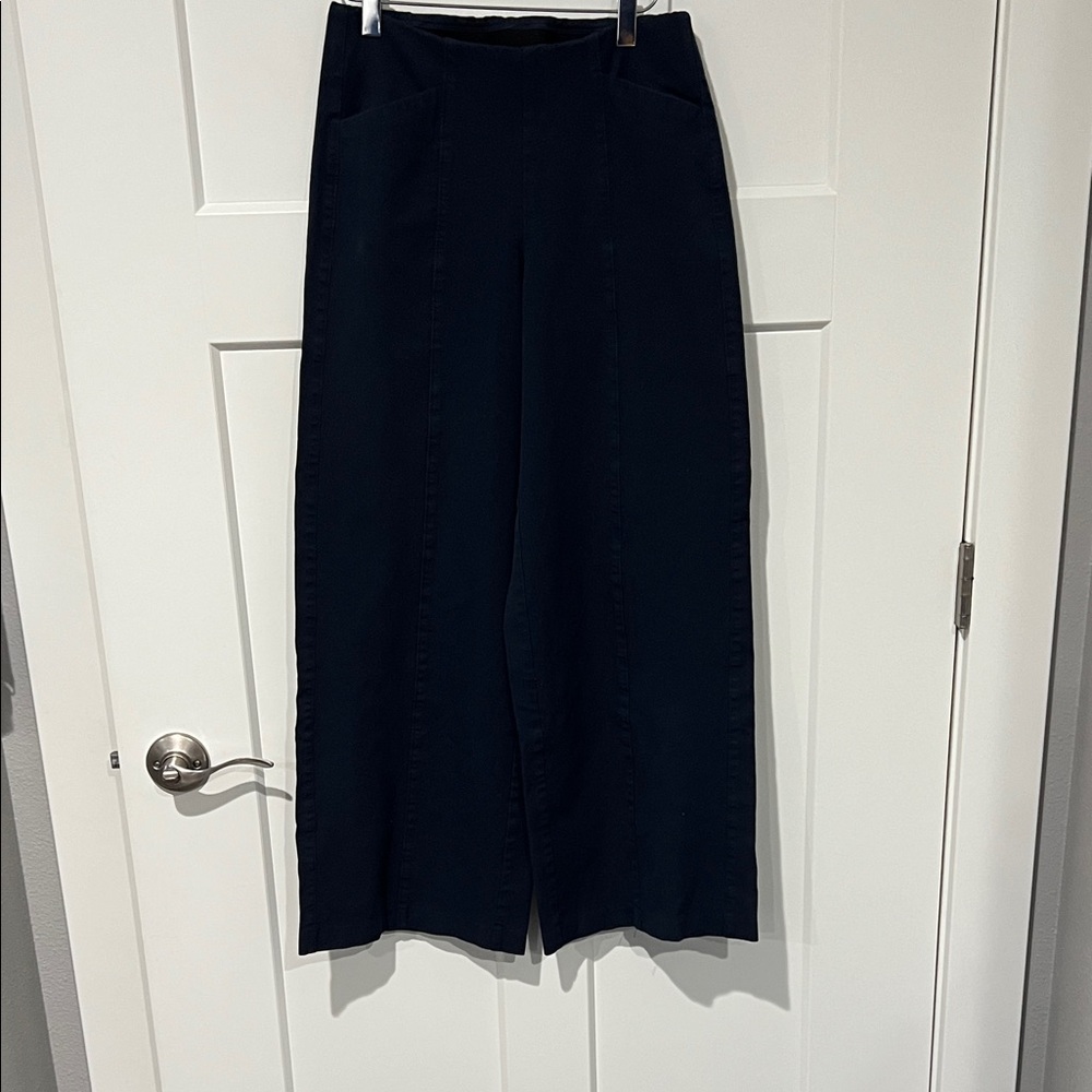 Old Navy High Rise Rise Leg Navy Blue Wide-Leg Pants Sz S